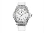 MS Factory Hublot Big Bang Silver steel case with White diamond Watch